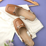 El Paso Women Open Toe Flats