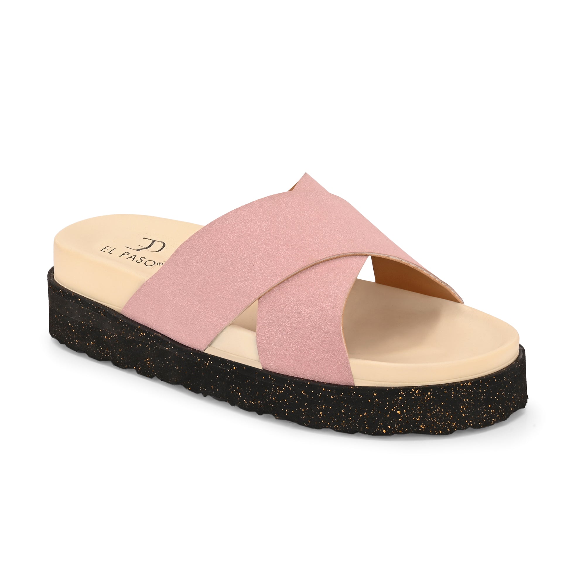 Women Leather Casual Slip On Flatforms Slip On Flatforms Sandals