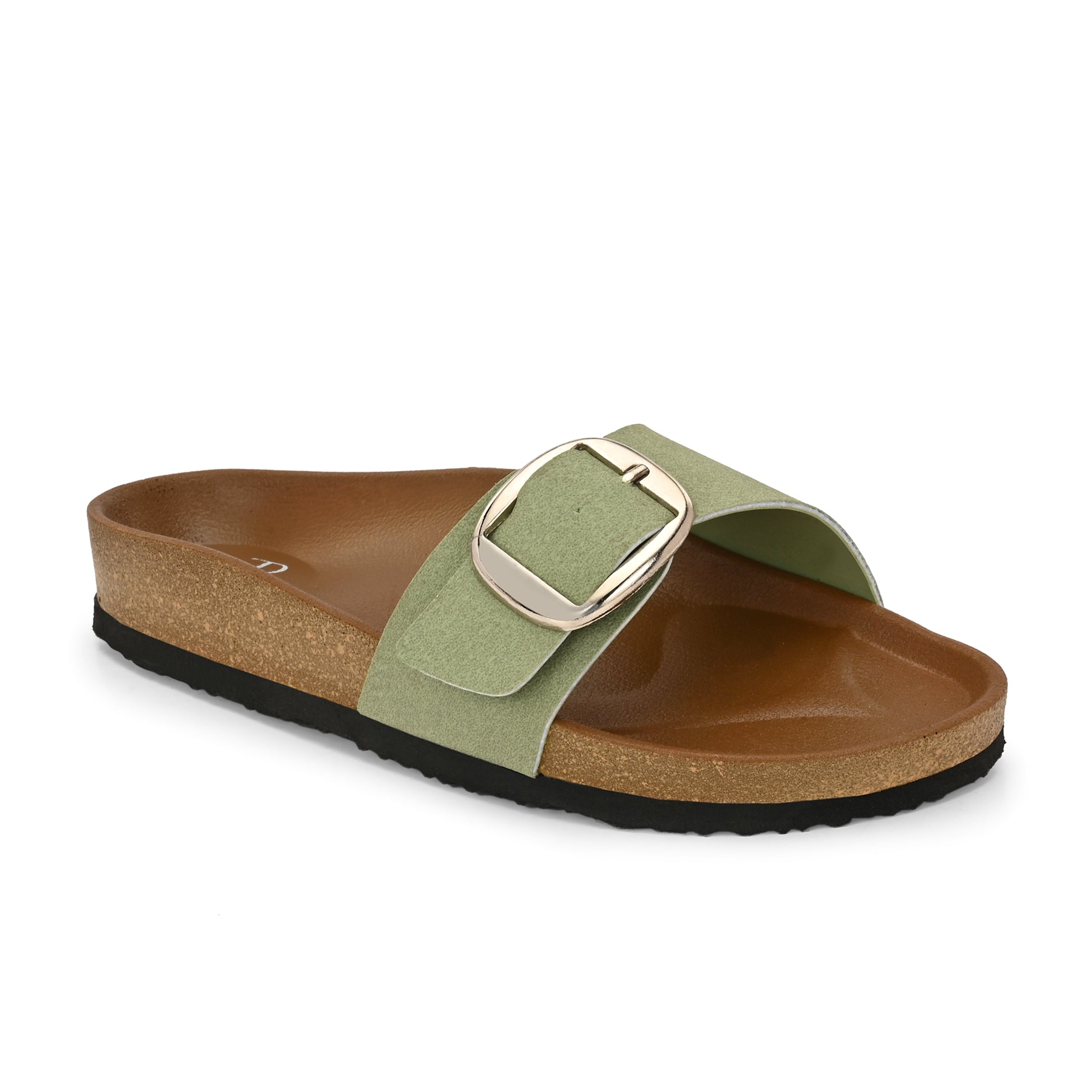 El Paso Women One Toe Flats with Buckles