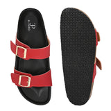 El Paso Women One Toe Flats with Buckles