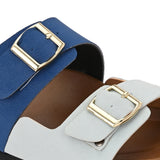 El Paso Women One Toe Flats with Buckles