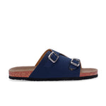 Men's casual sandals with slip-on style and buckle strap