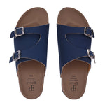 Men's casual sandals with slip-on style and buckle strap