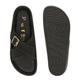 El Paso Women Slip-On Open Toe Flats