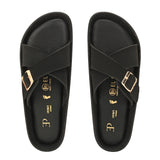 El Paso Women Slip-On Open Toe Flats