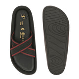 El Paso Women Woven Design Slip-On Open Toe Flats