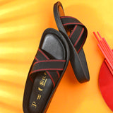 El Paso Women Woven Design Slip-On Open Toe Flats