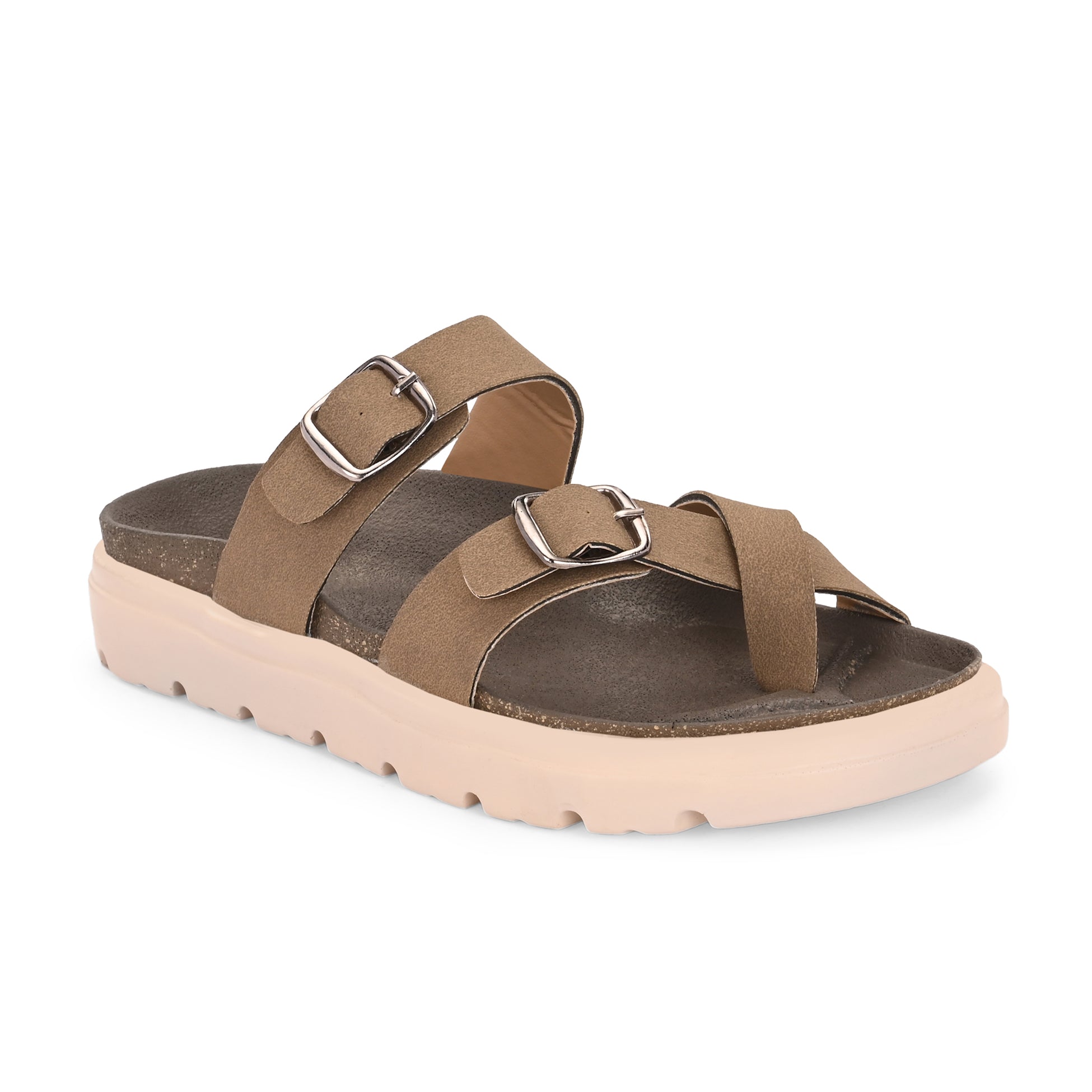 El Paso Women One Toe Slip-On Flats