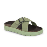 El Paso Women Open Toe Flats with Buckles
