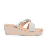El Paso Women Embellished Comfort Heel Sandals
