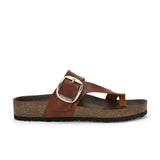 El Paso Women One Toe Flats with Buckles