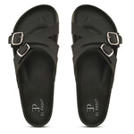 Elpaso Criss-Cross Flats with Buckles, highlighting their design and material details for a stylish and comfortable look.