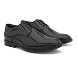 A mage of Men Leather shining Textured Formal Derby shoes