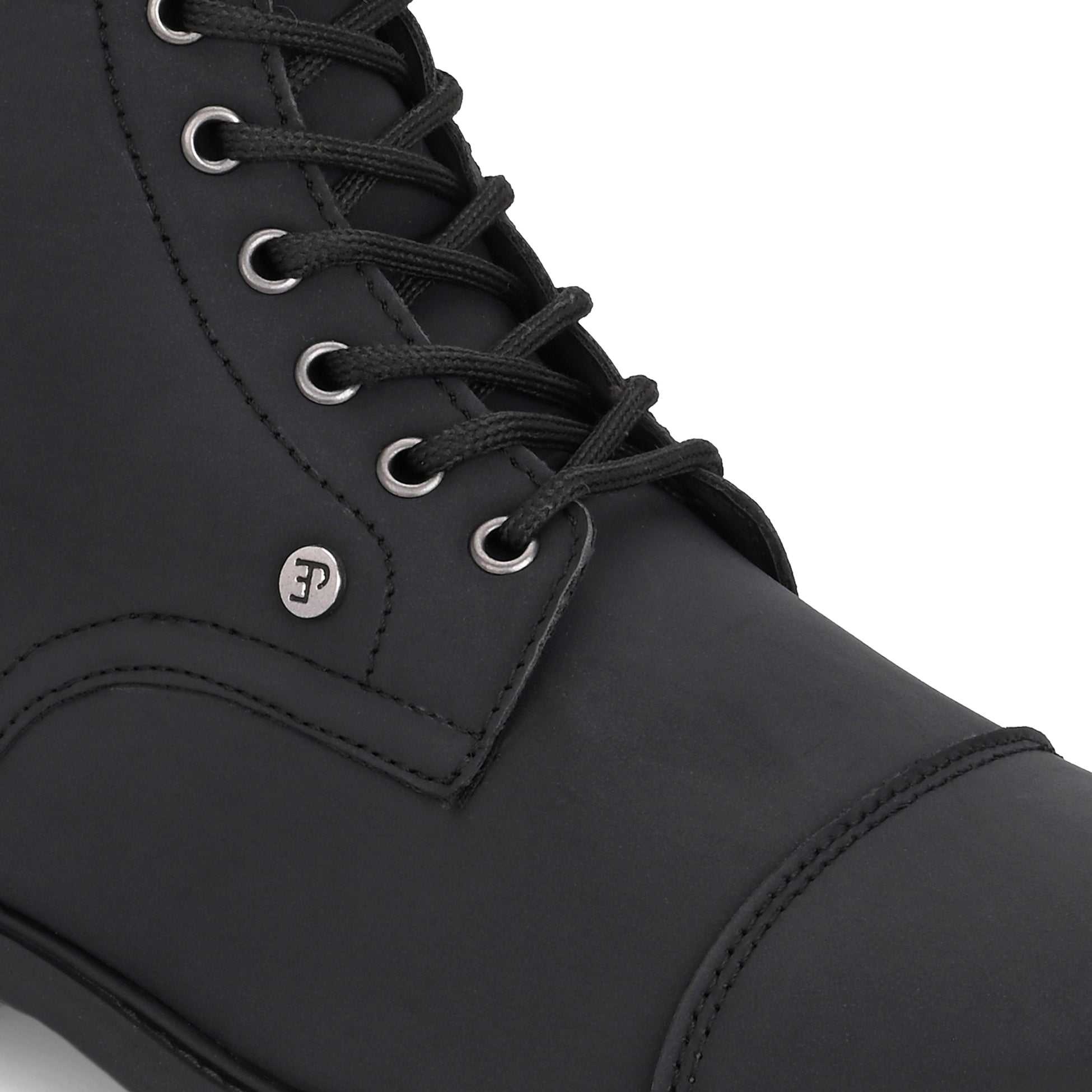 Sleek black casual boots combining modern style with ultimate comfort.