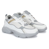 El PASO Lightweight Casual Synthetic Leather Sneakers for Men - EPJL13951